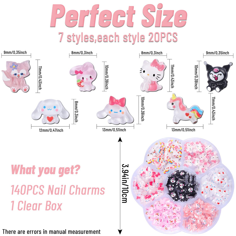 CDBOVID 3D slime charm style B for playful DIY accents in nails and crafts