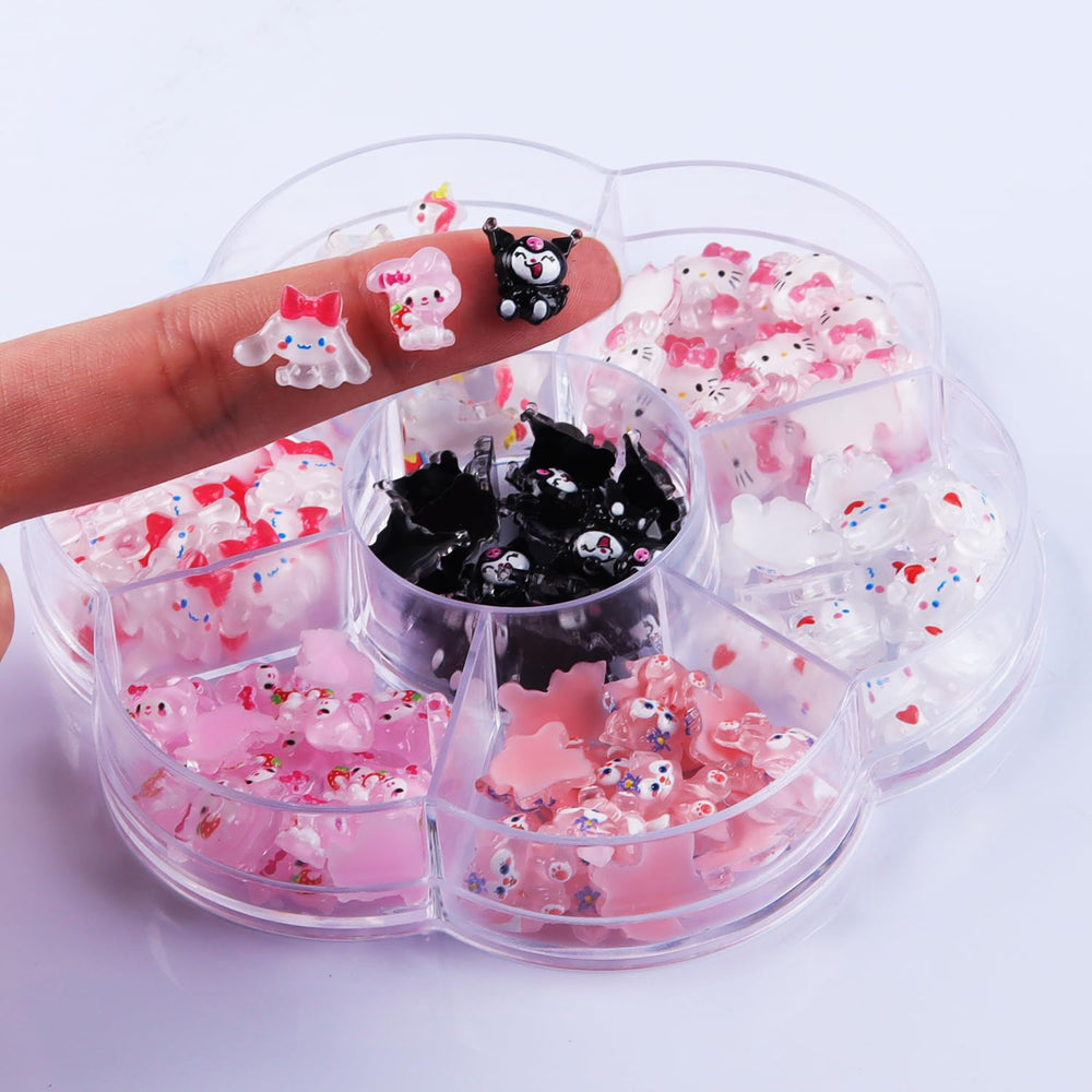 CDBOVID flatback resin decor 1 adds subtle bling to nails and accessories