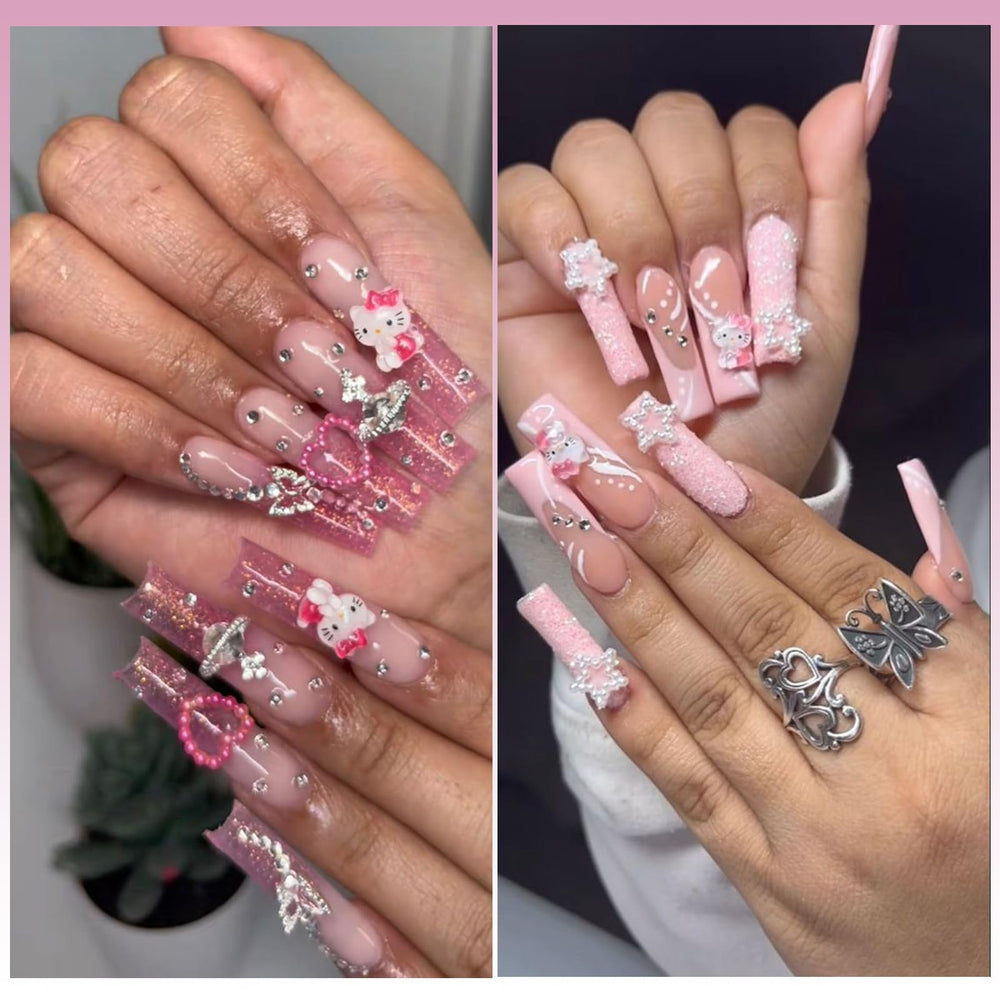 CDBOVID nail-art deco pieces enhance DIY projects with unique textures and color