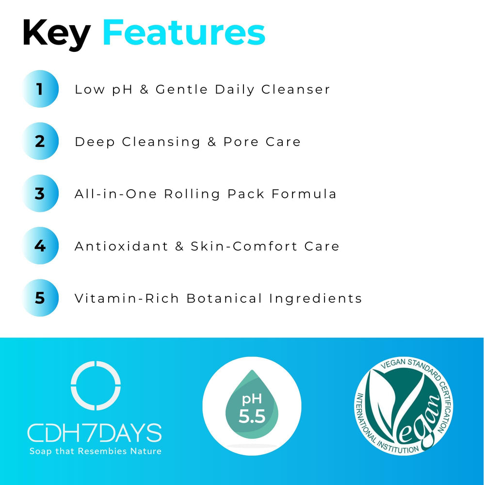 CDH7DAYS low pH 5.5 maintains natural skin balance