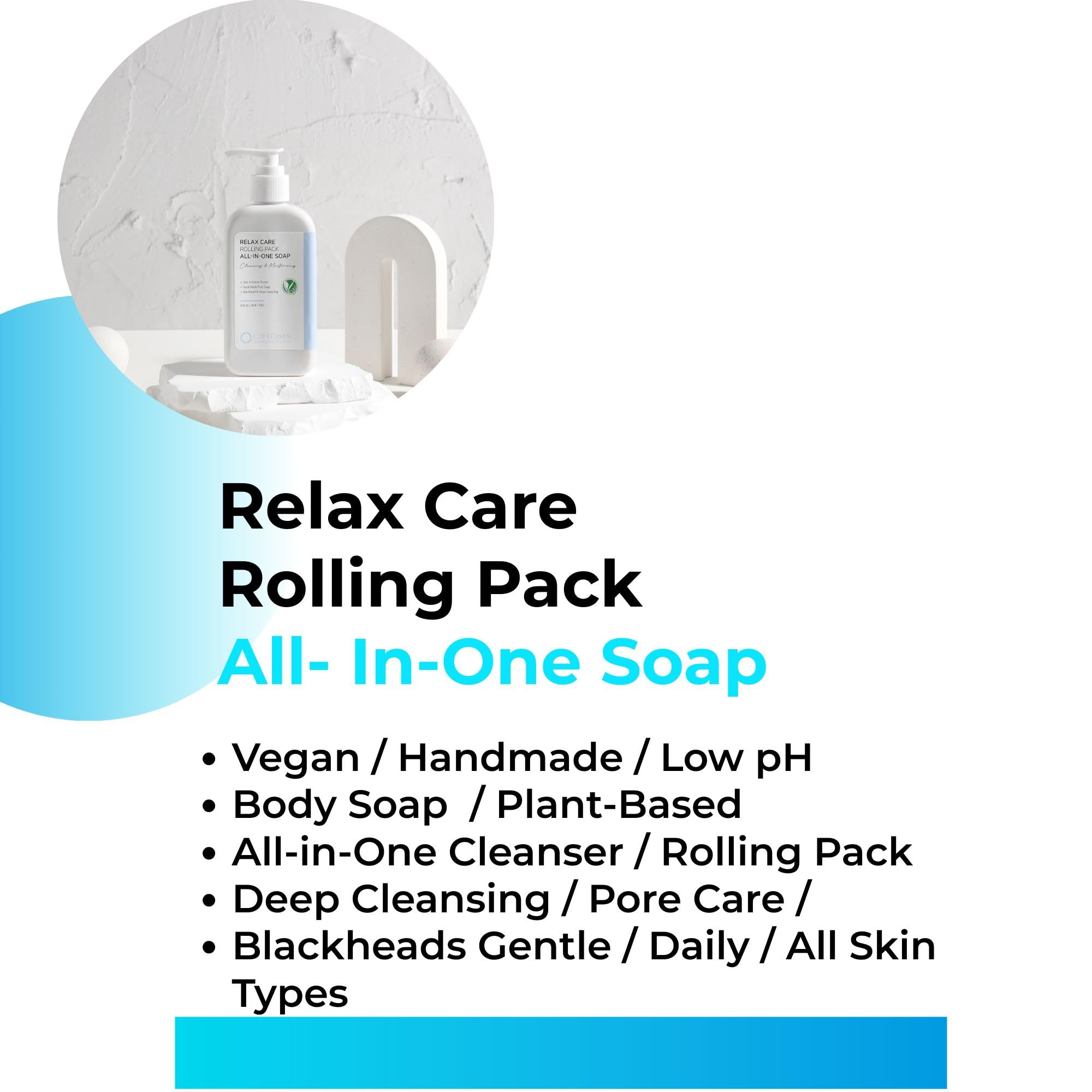CDH7DAYS natural body soap highlighting plant-based ingredients for clean, refreshed skin
