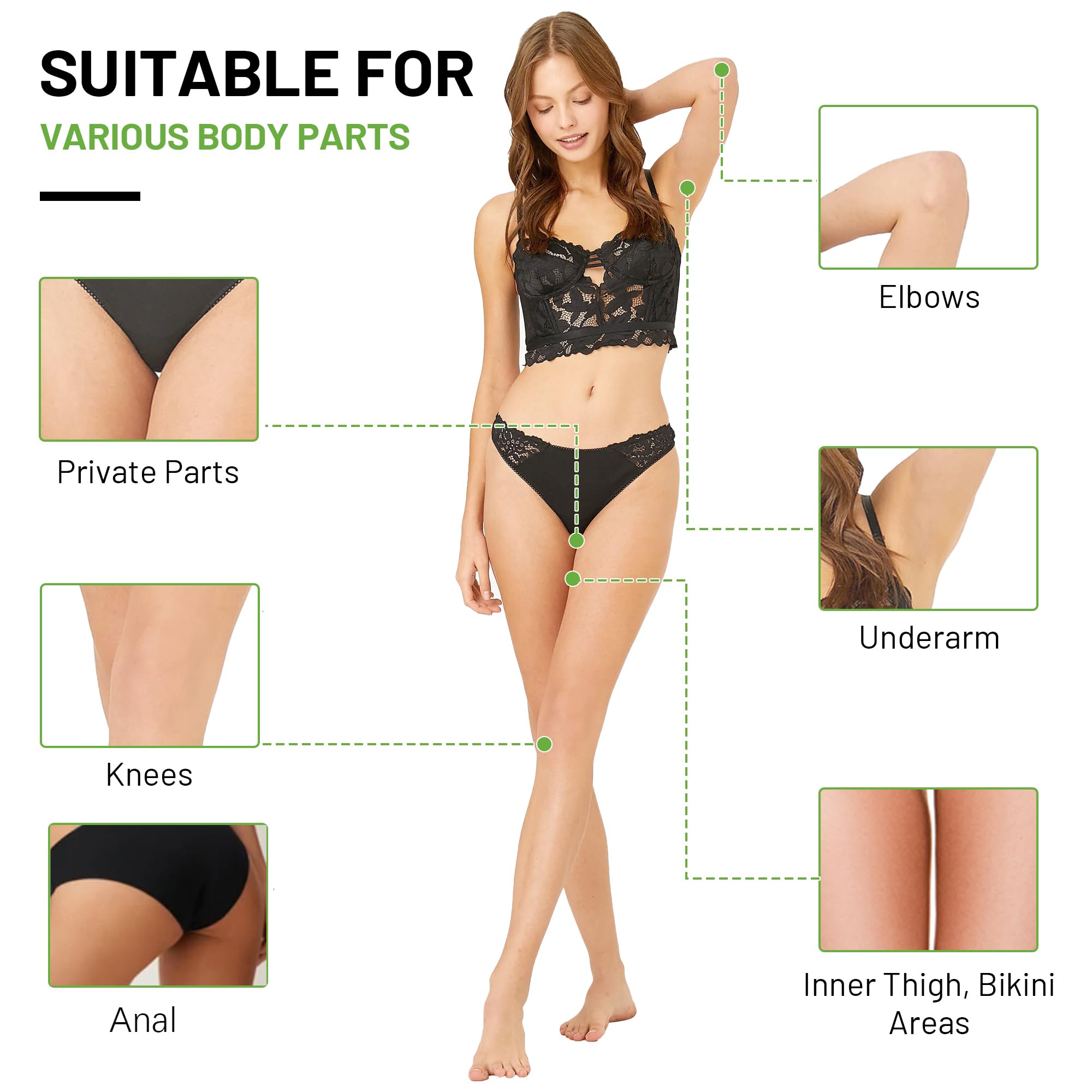 Ceavo bikini line usage promotes even tone in delicate areas