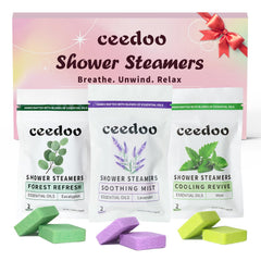 Ceedoo Shower Steamers Lavender aroma for relaxation during daily shower.
