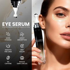 CeeHnsd eye cream's lightweight caffeine formula cools puffiness.
