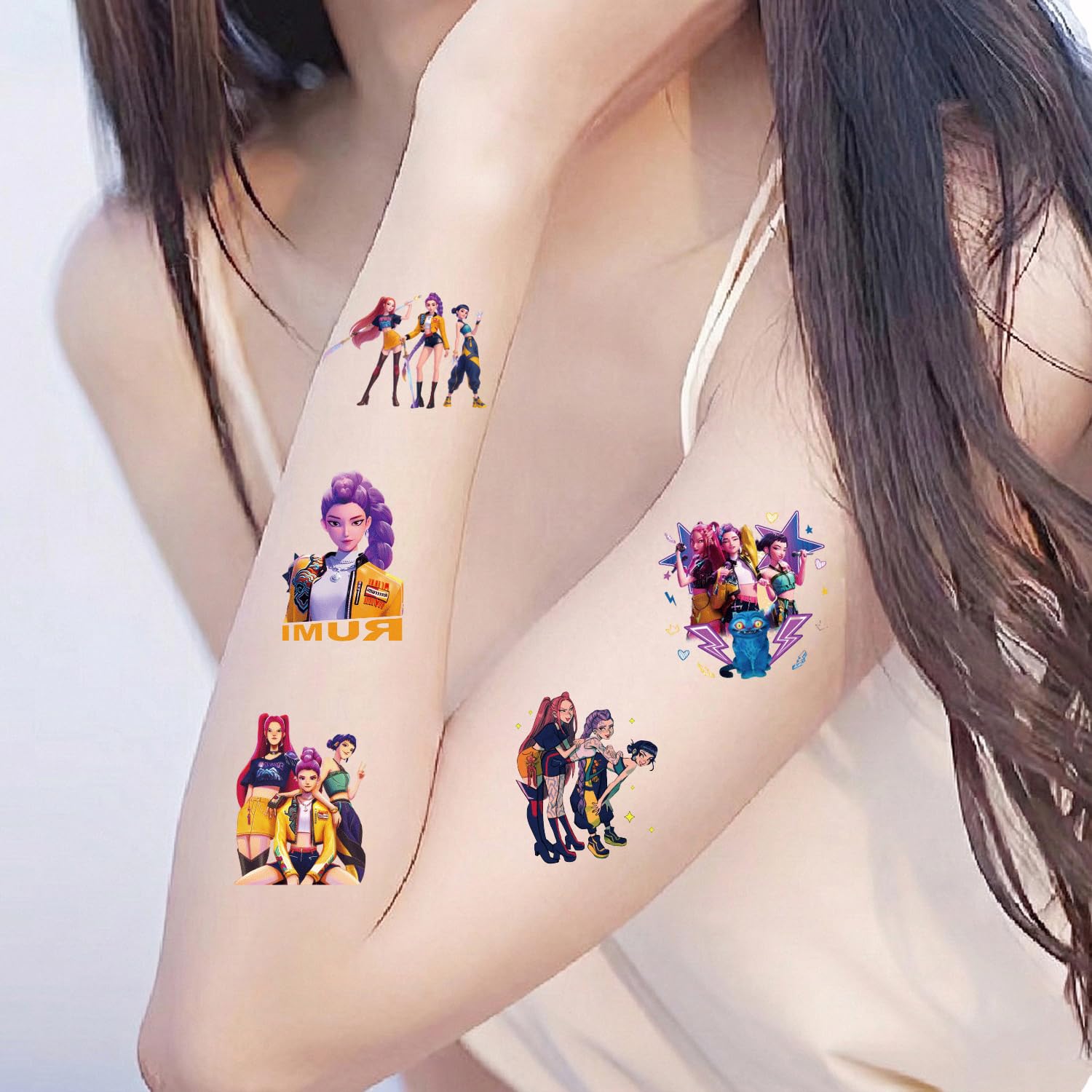 Cefoust kpop-idol-sticker-designs featuring bold characters ideal for birthday decorations