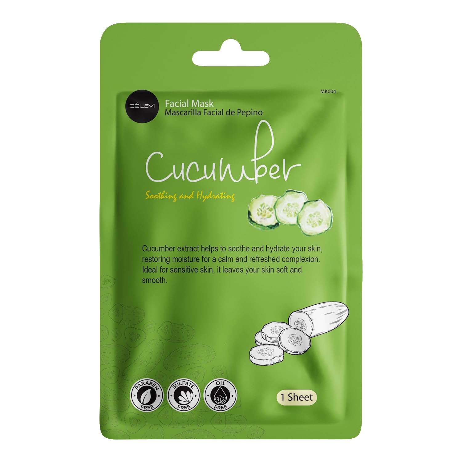 Celavi Essence avocado mask rich in nutrients for supple skin.