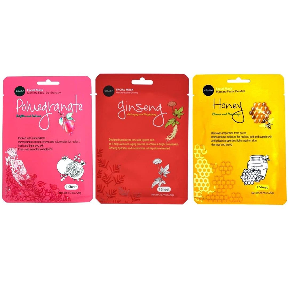 Celavi Honey mask sheet deep conditioning and plump hydration