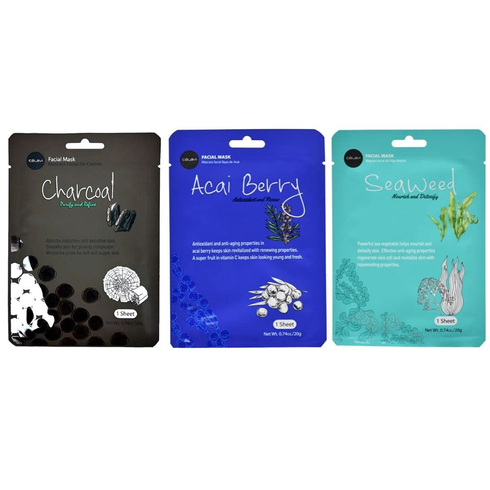 Celavi Seaweed mask sheet nourishing minerals for healthy texture
