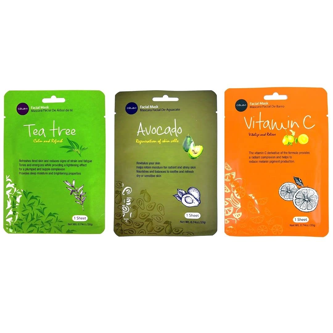 Celavi Tea Tree mask sheet clarify imperfections and soothe irritation