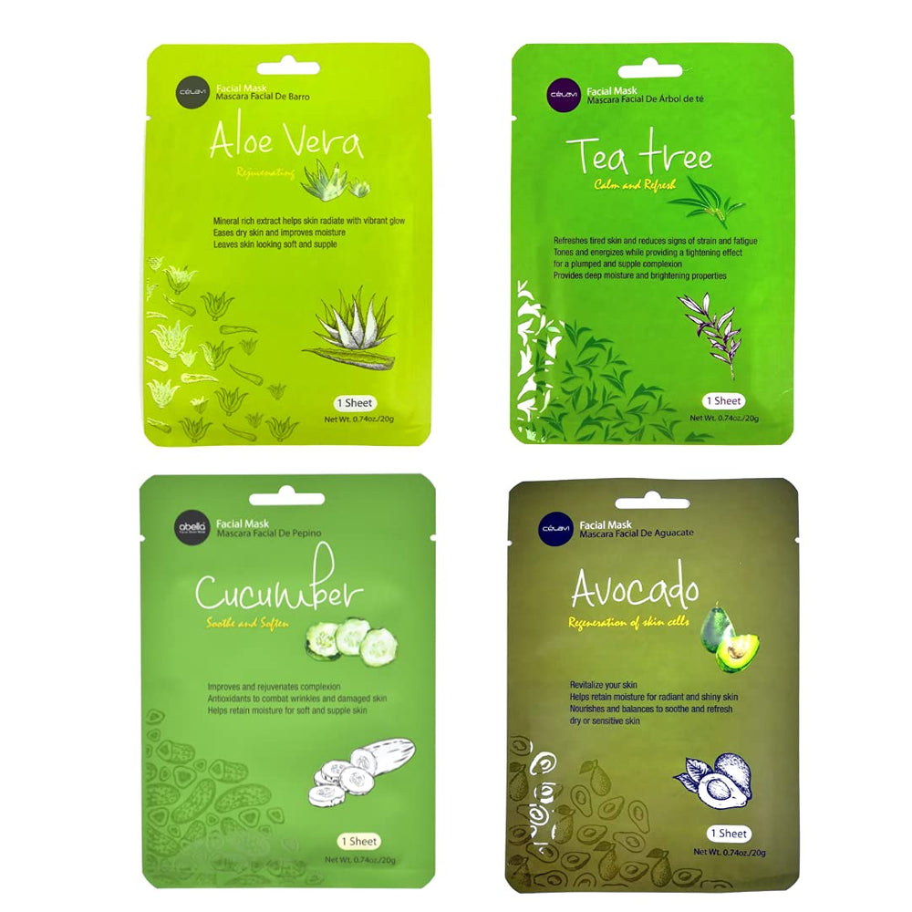 Celavi Essence Mask with rice helps balance uneven texture for a smoother surface.