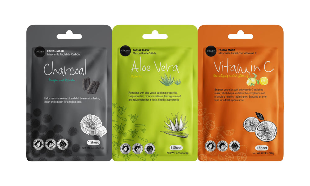 Celavi Essence Mask Aloe Vera soothes sensitive skin with hydration