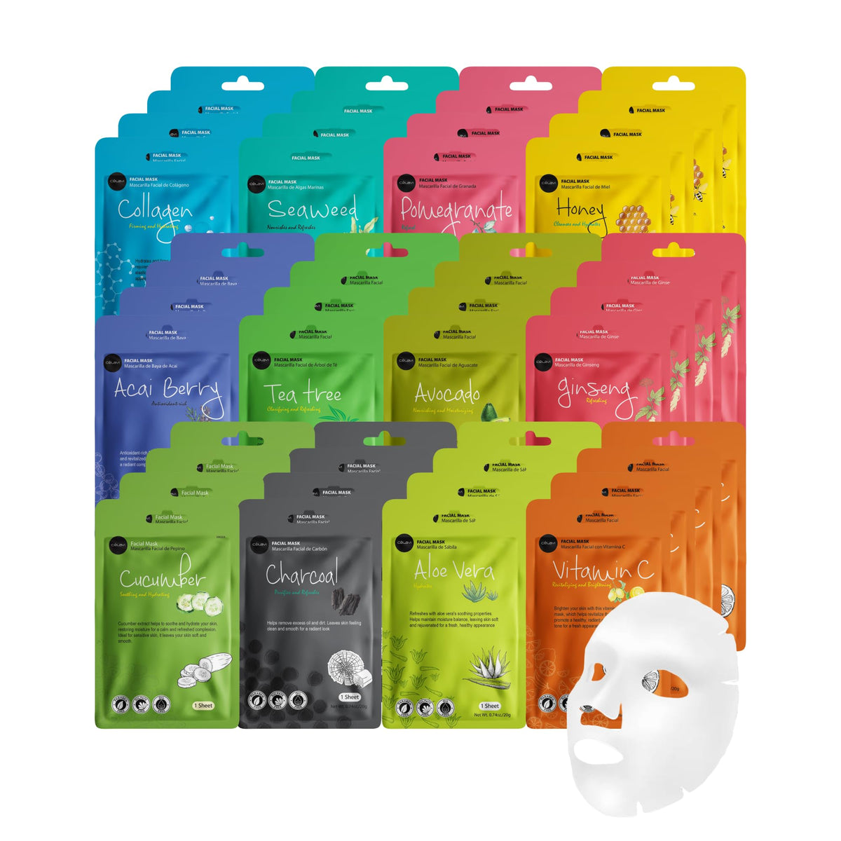 Celavi Essence Mask Collagen provides deep hydration and firmer-looking skin