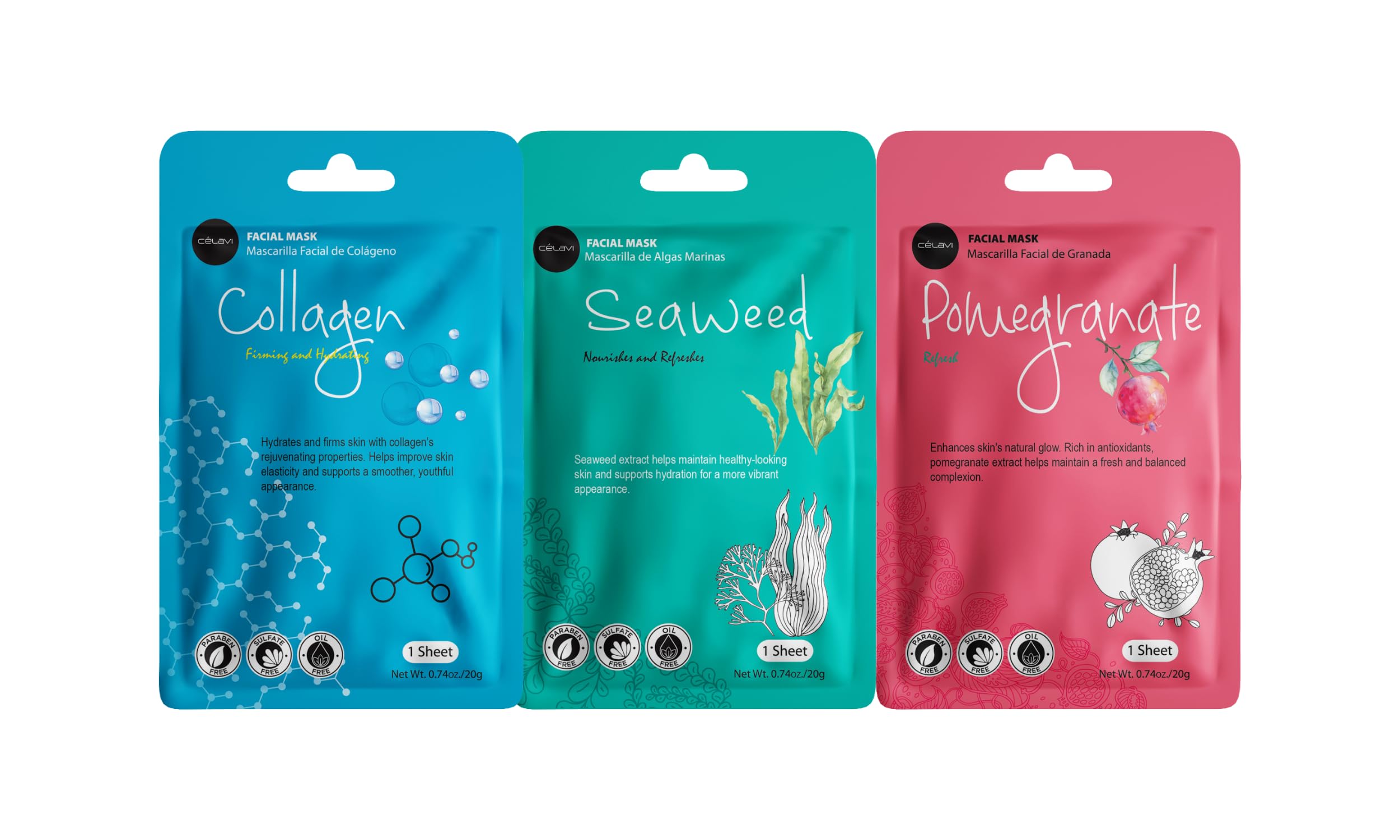 Celavi Essence Mask Seaweed offers nourishing hydration and glow