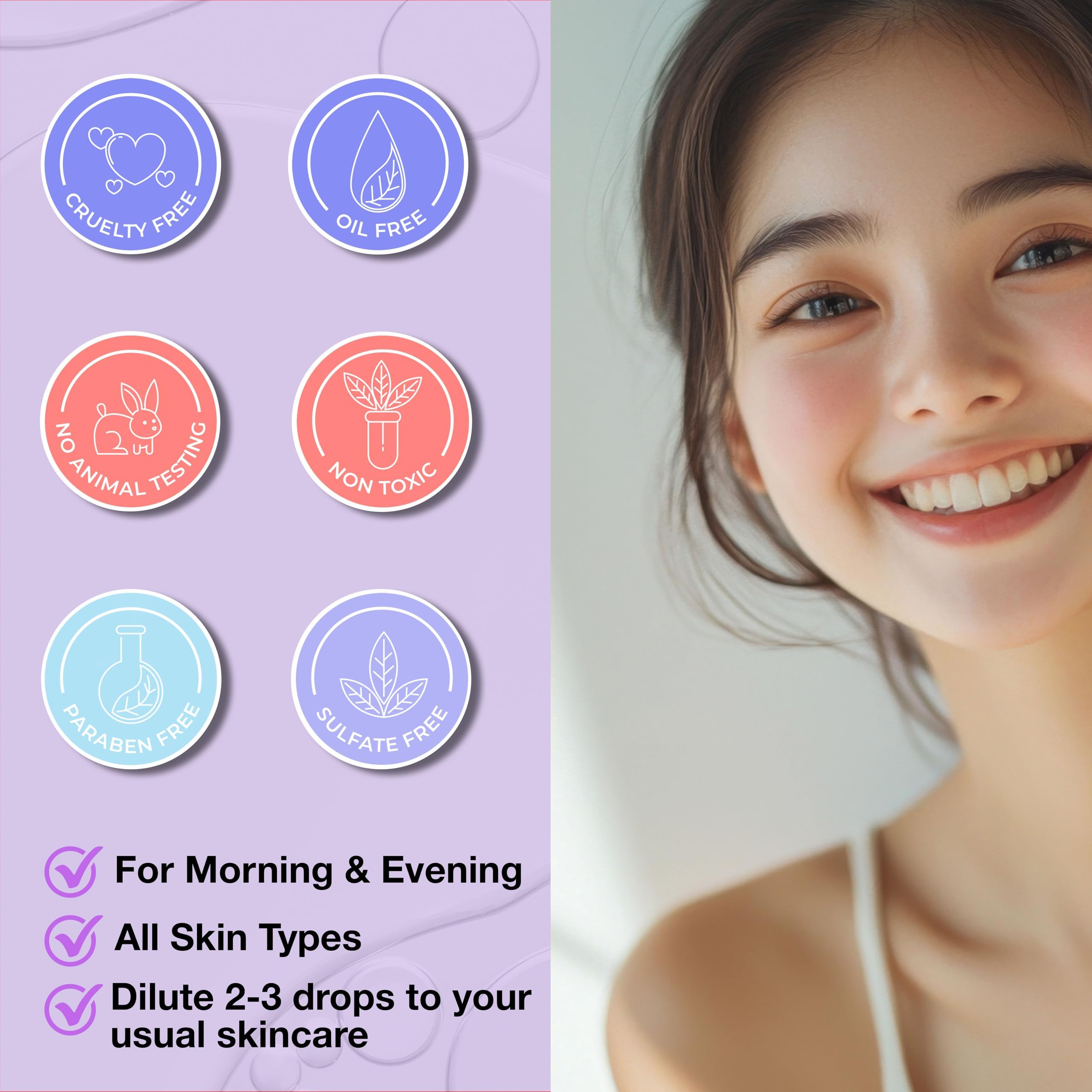 Gentle formula for sensitive skin with CELDYQUE Bakuchiol concentrate