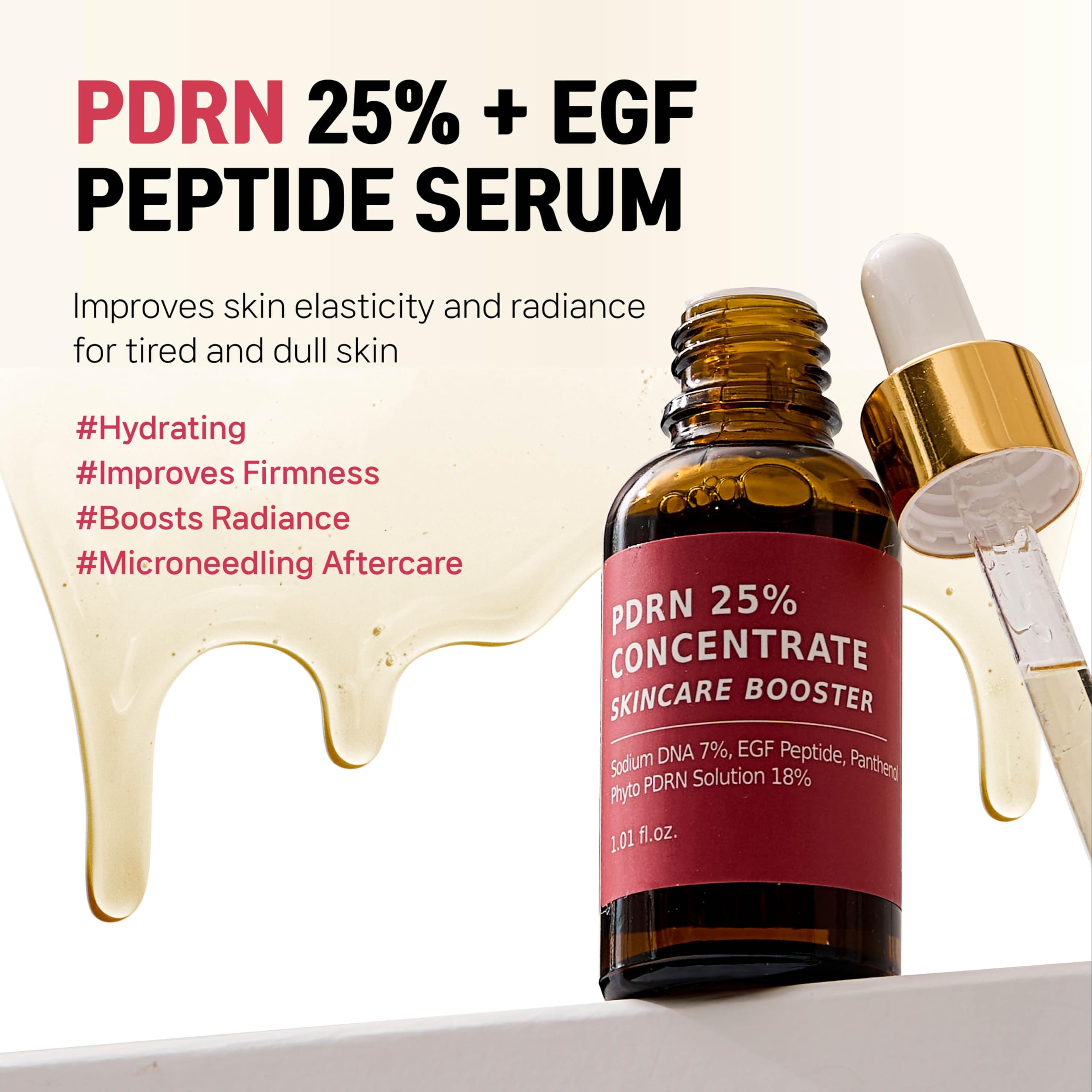 CELDYQUE EGF peptide drops for smoother, more elastic skin.