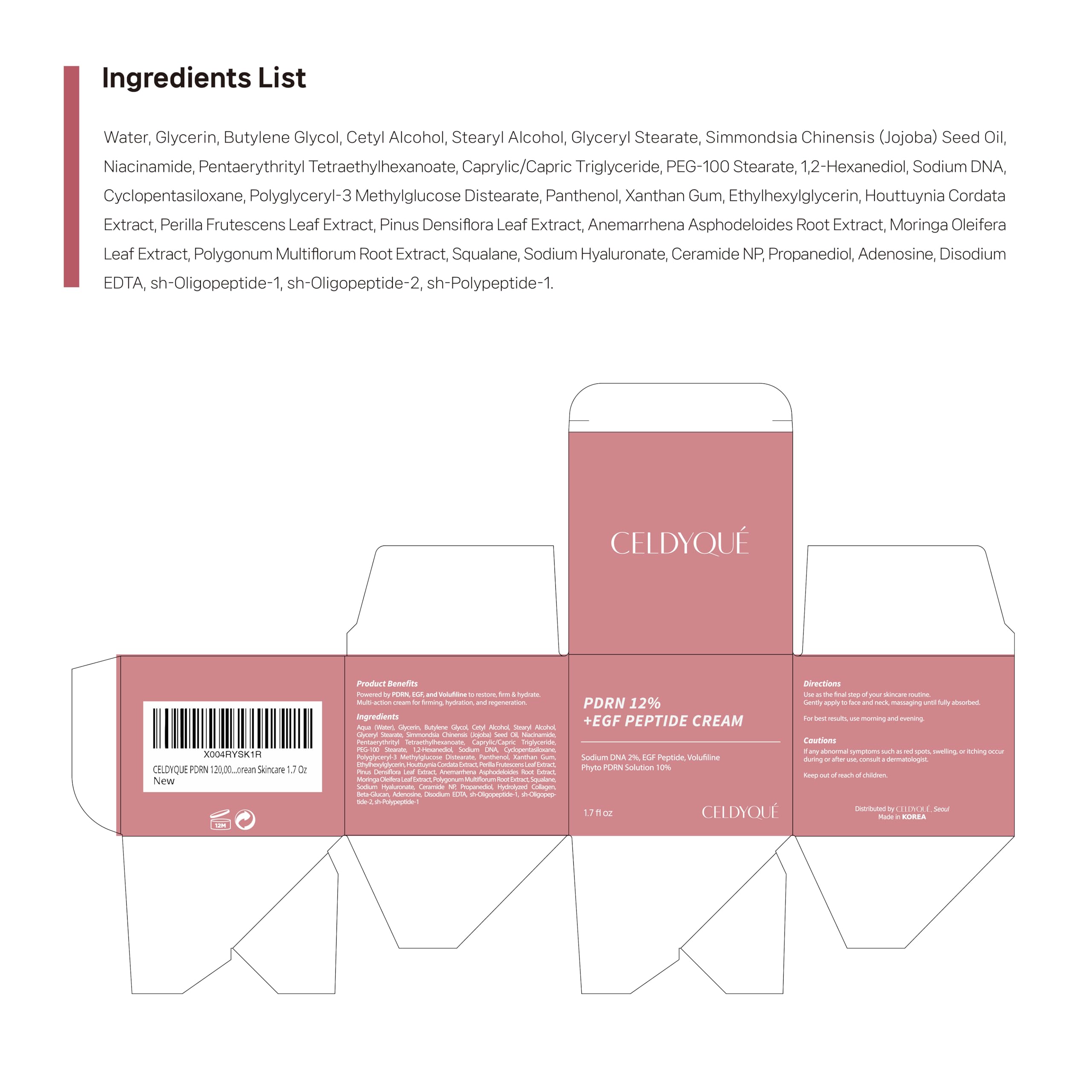 Celdyque vegan dermatologist-tested formula suitable for sensitive skin
