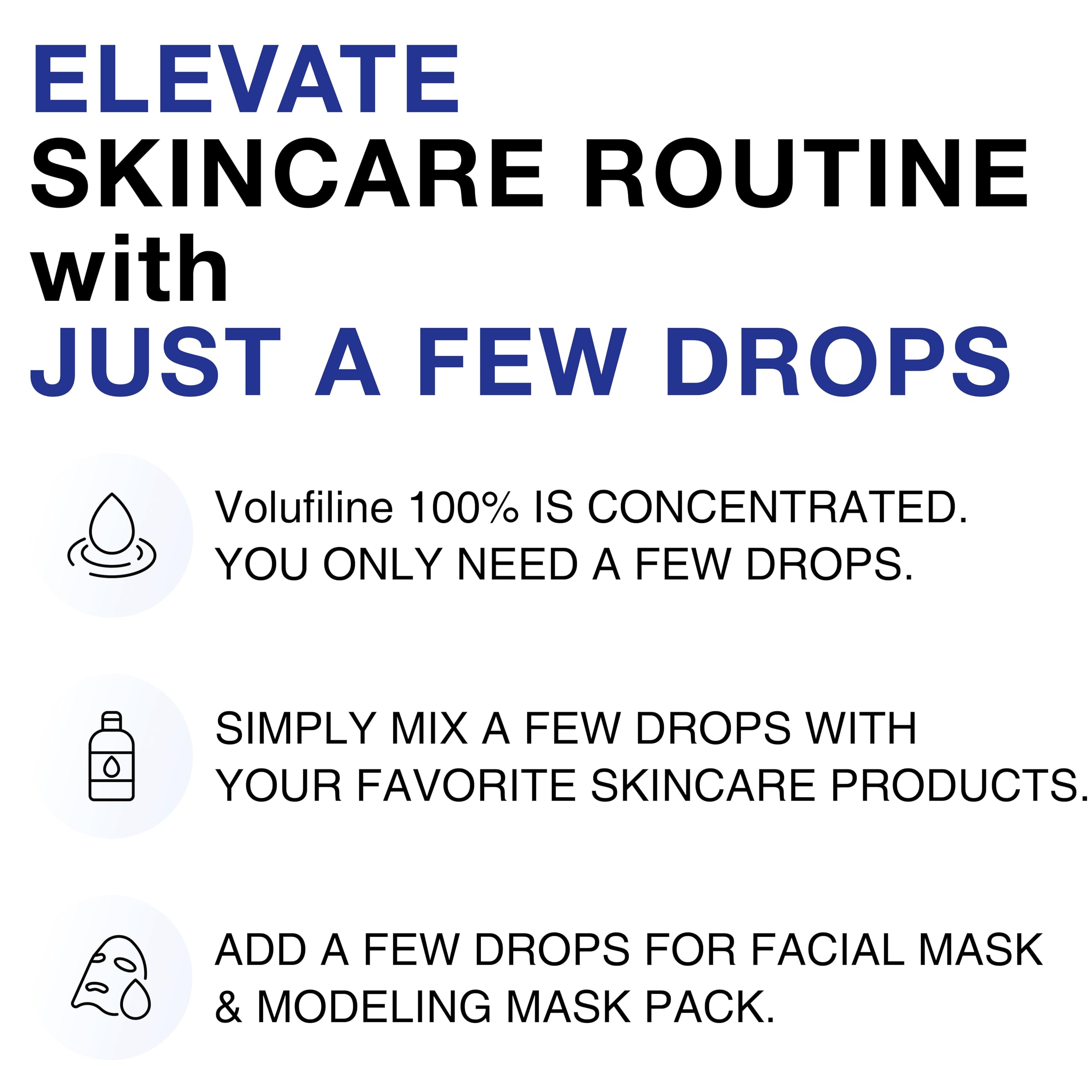 CELDYQUE Volufiline V-line contour effect shown from profile.
