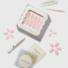 Celebritips Extra Short Almond Nails provide comfortable wear and fast styling.