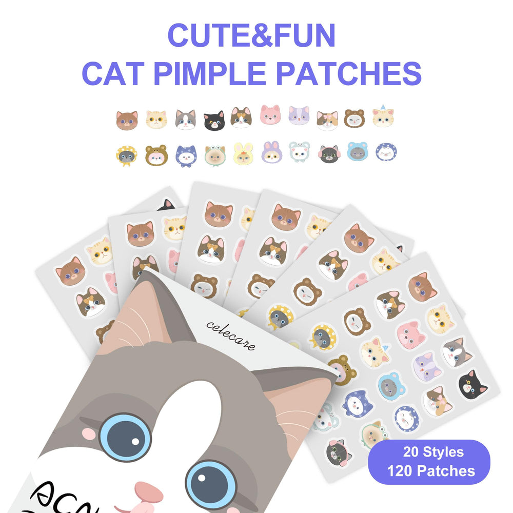CELECARE cat patches offer 20 shapes for playful, personalized coverage.