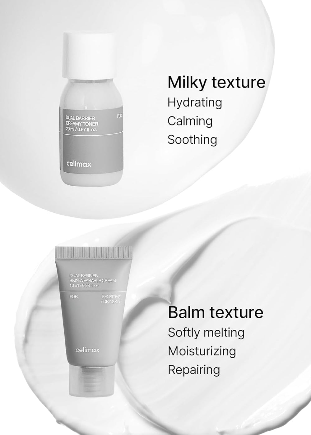 Celimax Dual Barrier trial kit travel pocket enabling on-the-go hydration.