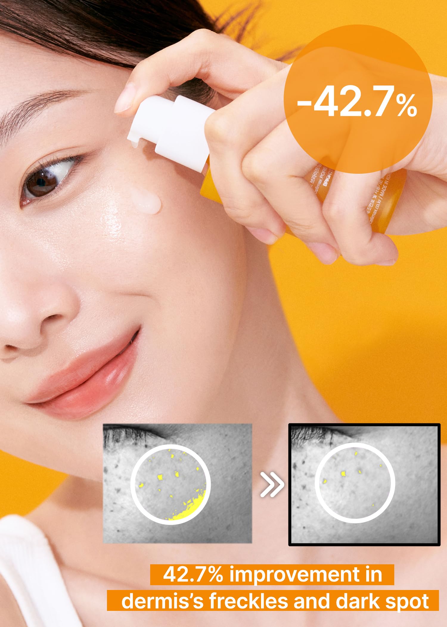 Celimax Tranexamic Acid 3% in Celimax serum targets dark spots