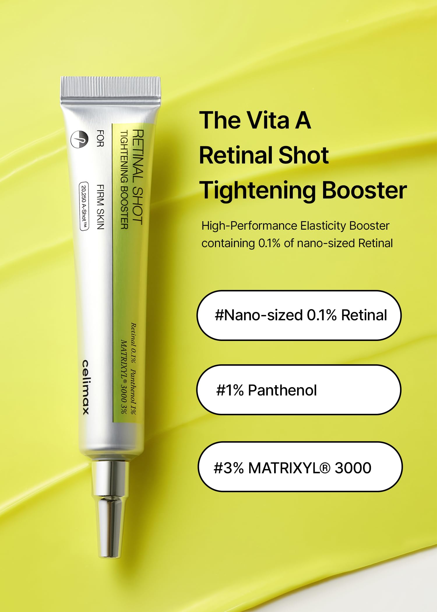 Celimax Vita A Retinal Shot Duo holiday gift box on display, ideal for gifting and stocking stuffers.