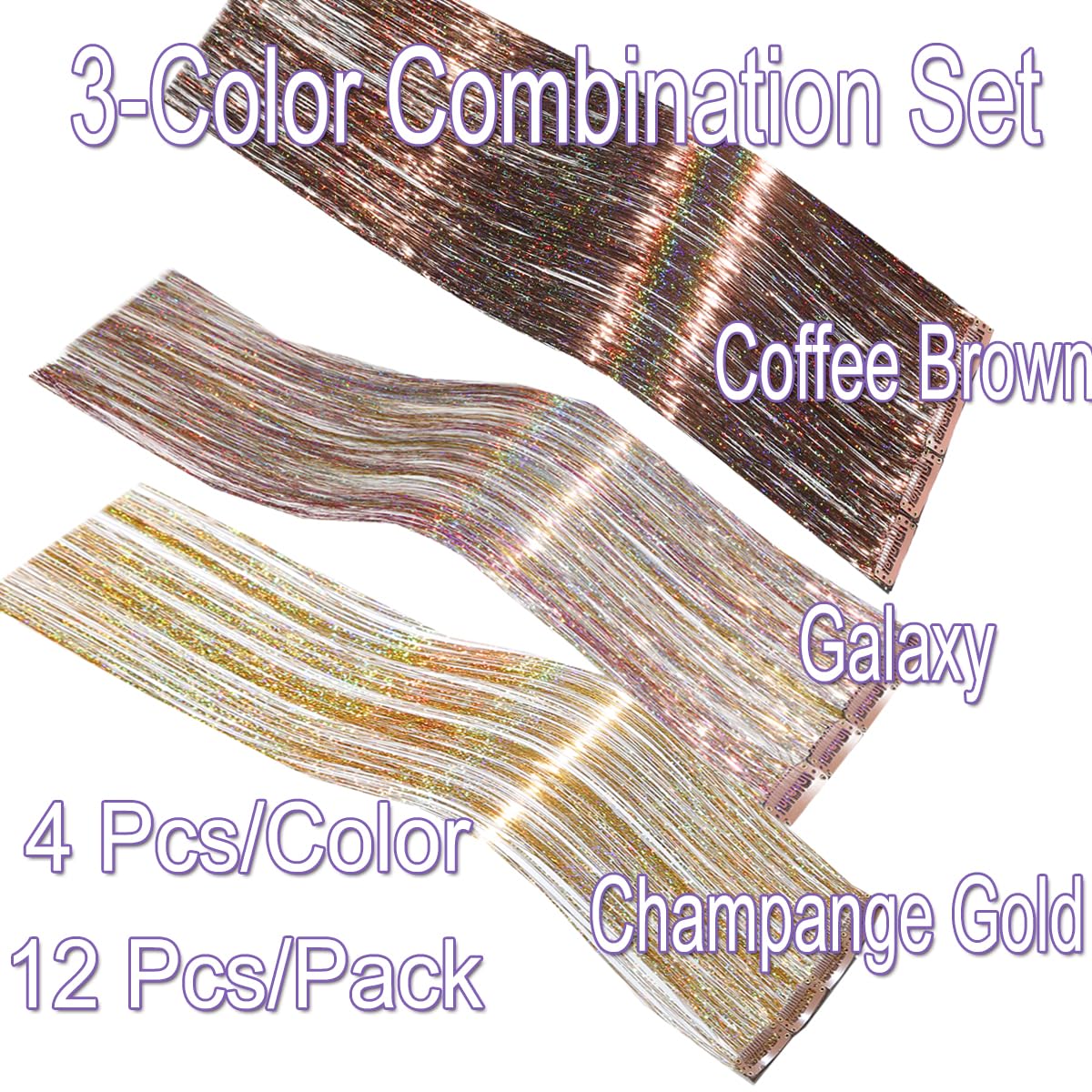 Celinabella 70-strand per clip to deliver fuller shine without gaps.