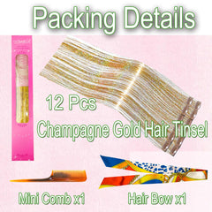 Celinabella precision tail comb helps section hair for easy application.