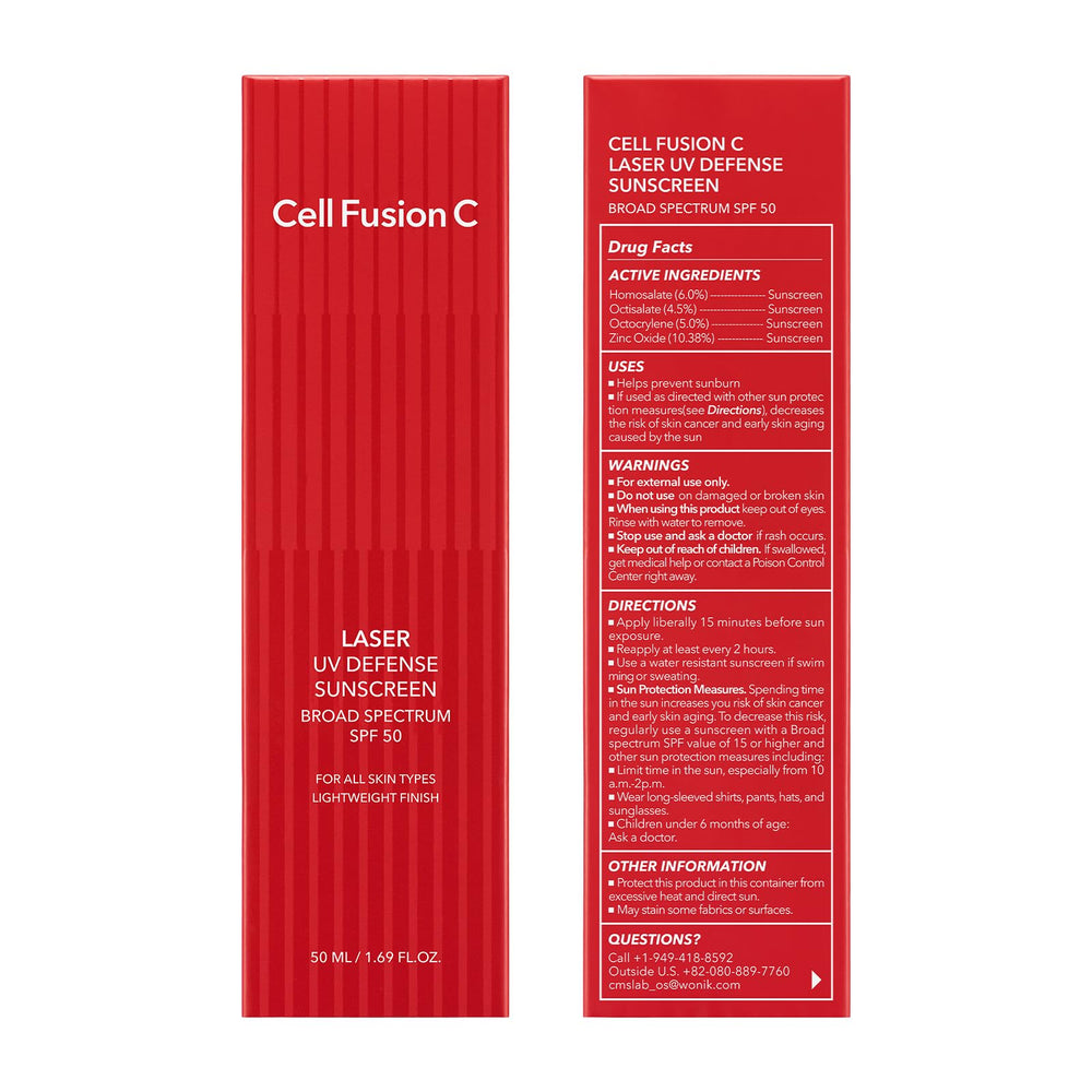 Cell Fusion C dermatologist-tested sunscreen suitable for sensitive skin.