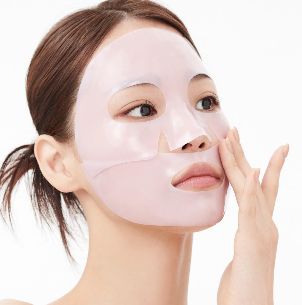 Cell Fusion C morning glow after overnight mask.