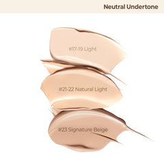 Cell Fusion C Skin Blemish Balm No.19 Light application on skin, blendable coverage