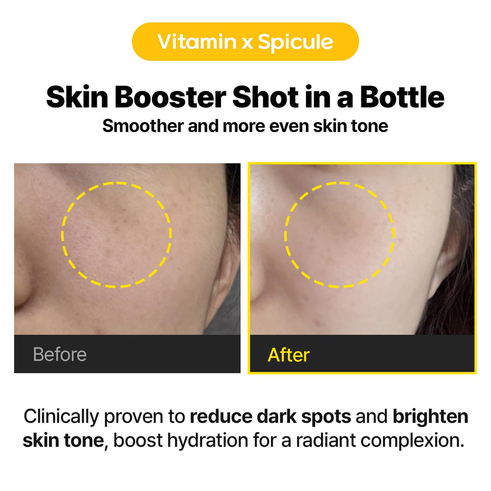 Texture on skin shows fast absorption of Vita Shot Ampoule