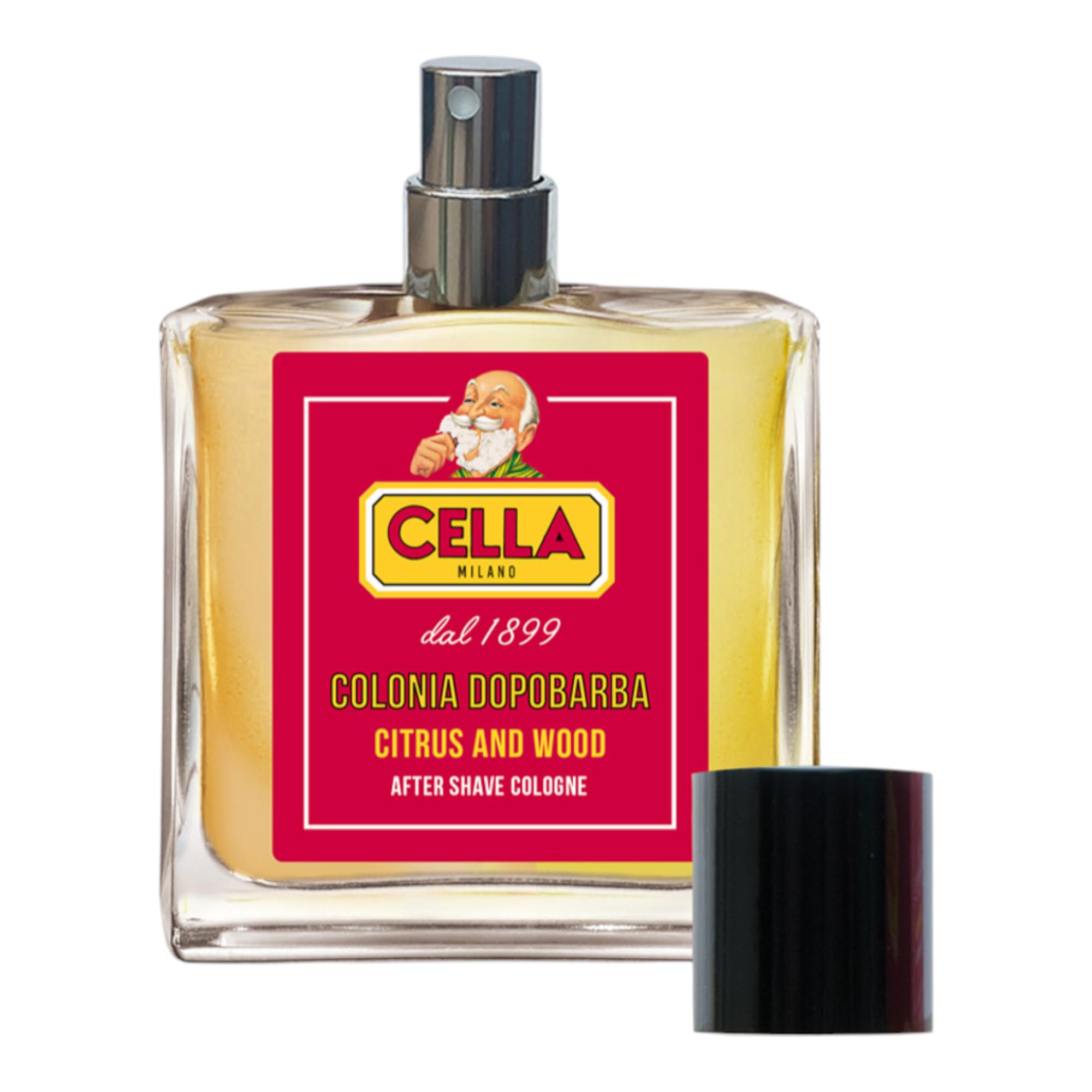 Cella Milano aftershave spray nozzle ready for even application and fresh feeling.