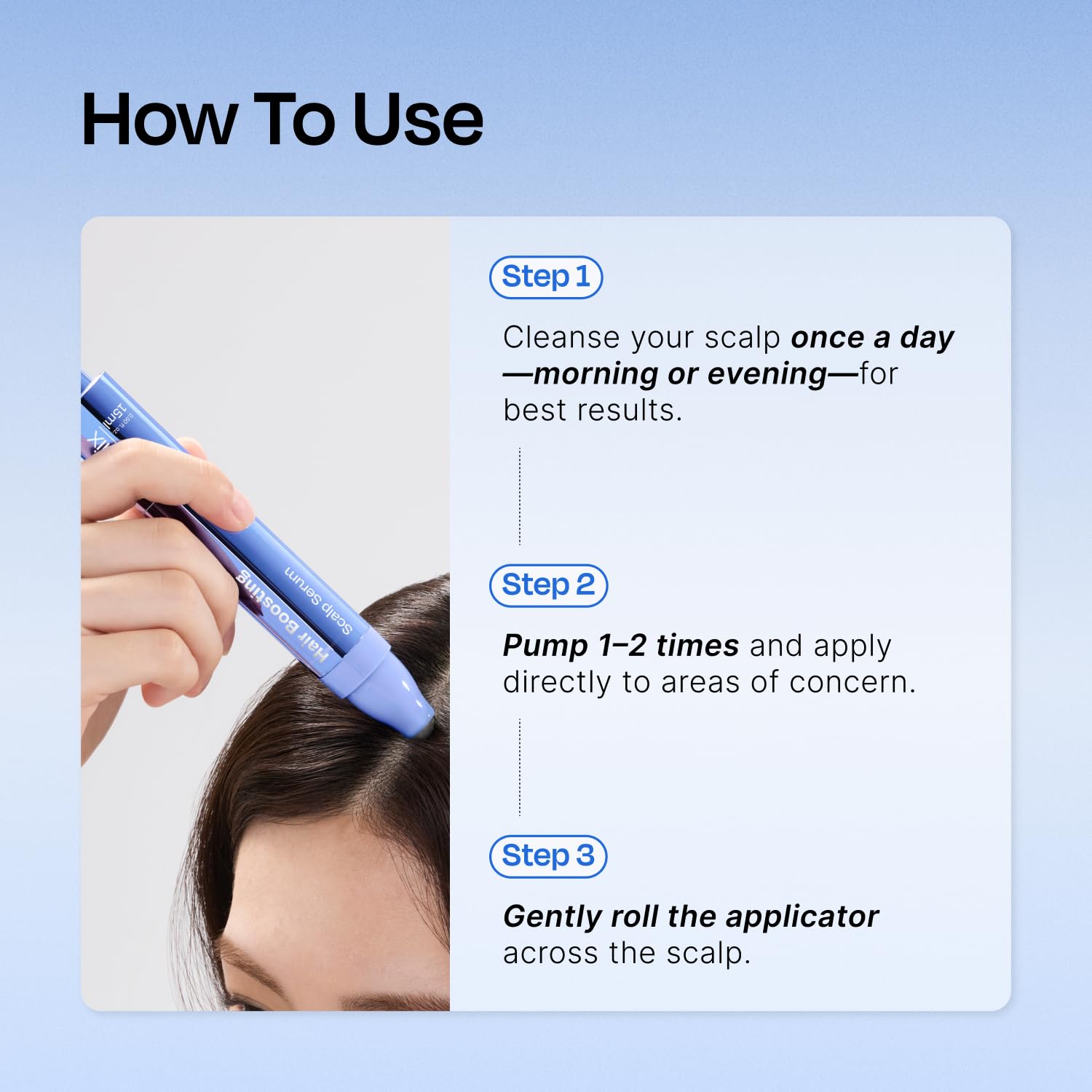 Celladix Hyaluronic Acid moisture image for soothing scalp hydration.