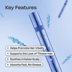Celladix Roll-On Applicator image showing cooling scalp massage for comfort.