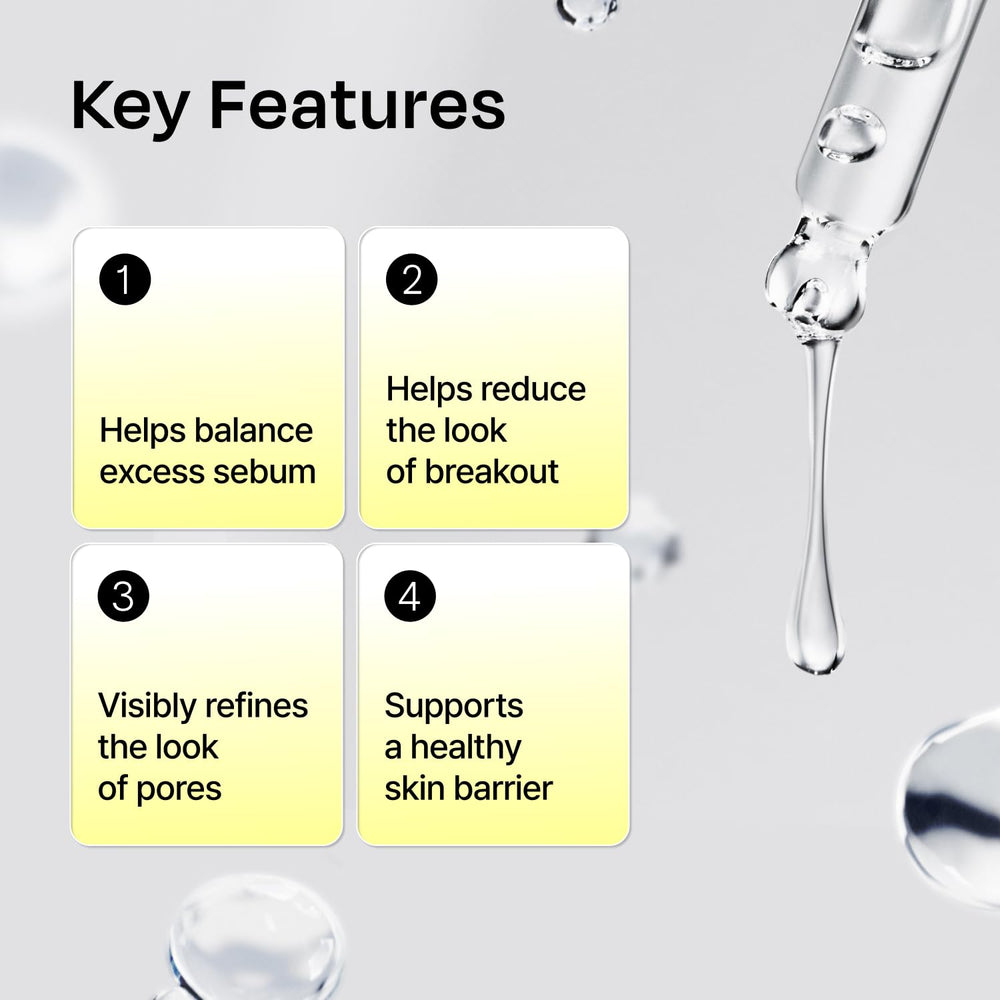 Celladix Ampoule oil-free texture absorbs swiftly without residue.