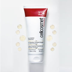 Cellcosmet Activator Gel packaging photo emphasizes clean design and product integrity.