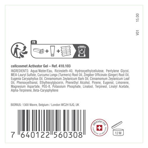 Cellcosmet Activator Gel routine step showcases easy morning skincare prep.