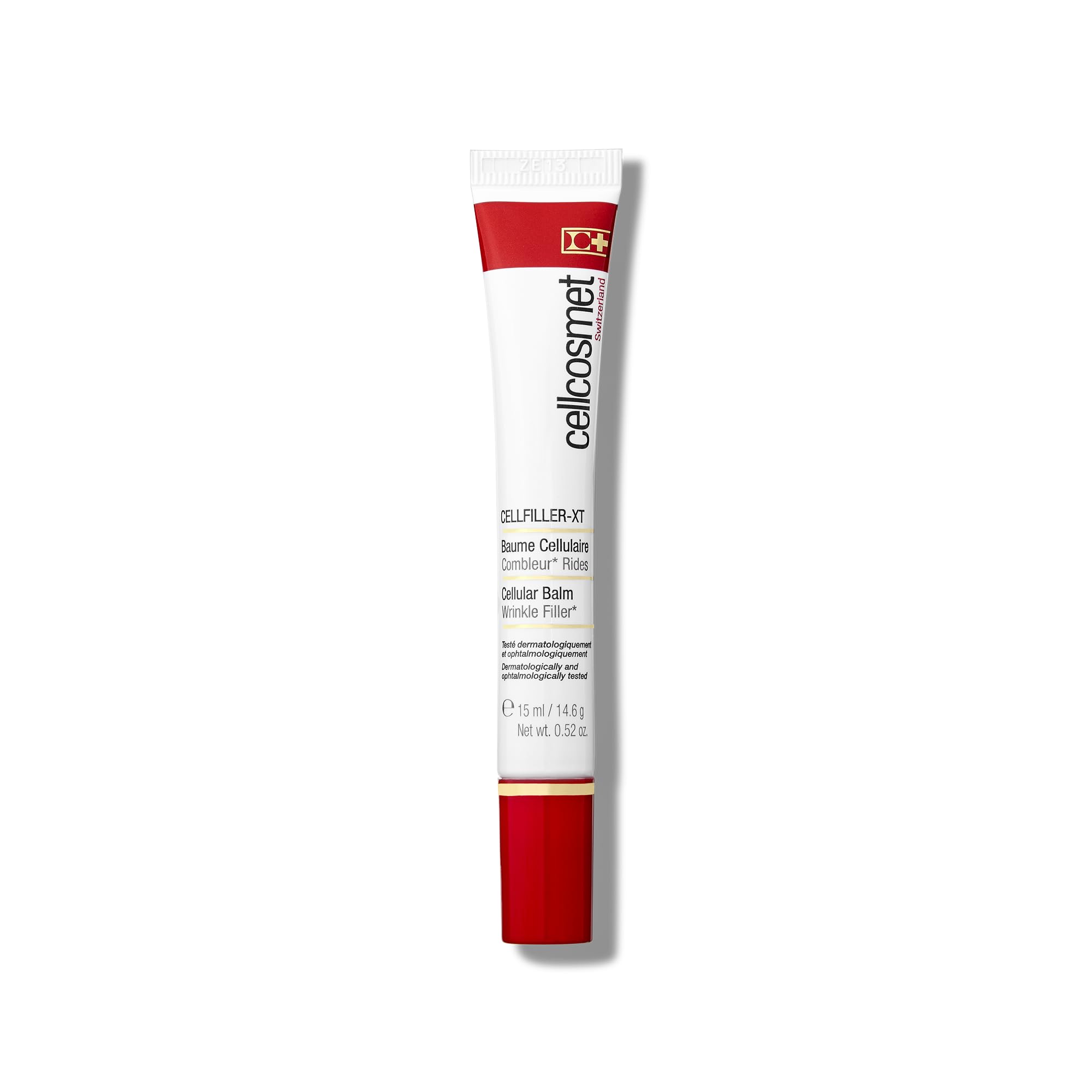 Cellcosmet CellFiller-XT bottle close-up, showcasing deep hydration potential.