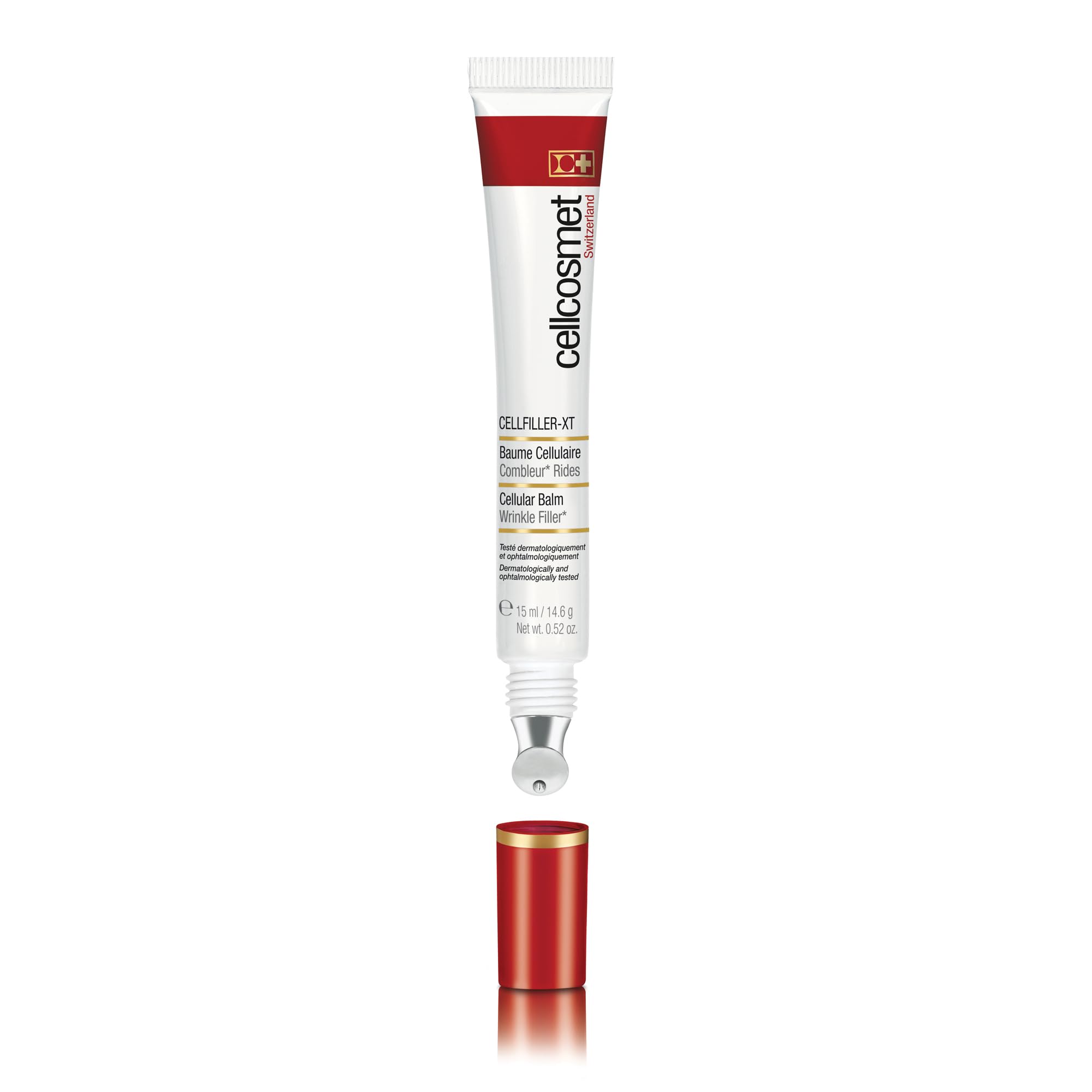 Cellcosmet CellFiller-XT premium packaging on display for skincare ritual.