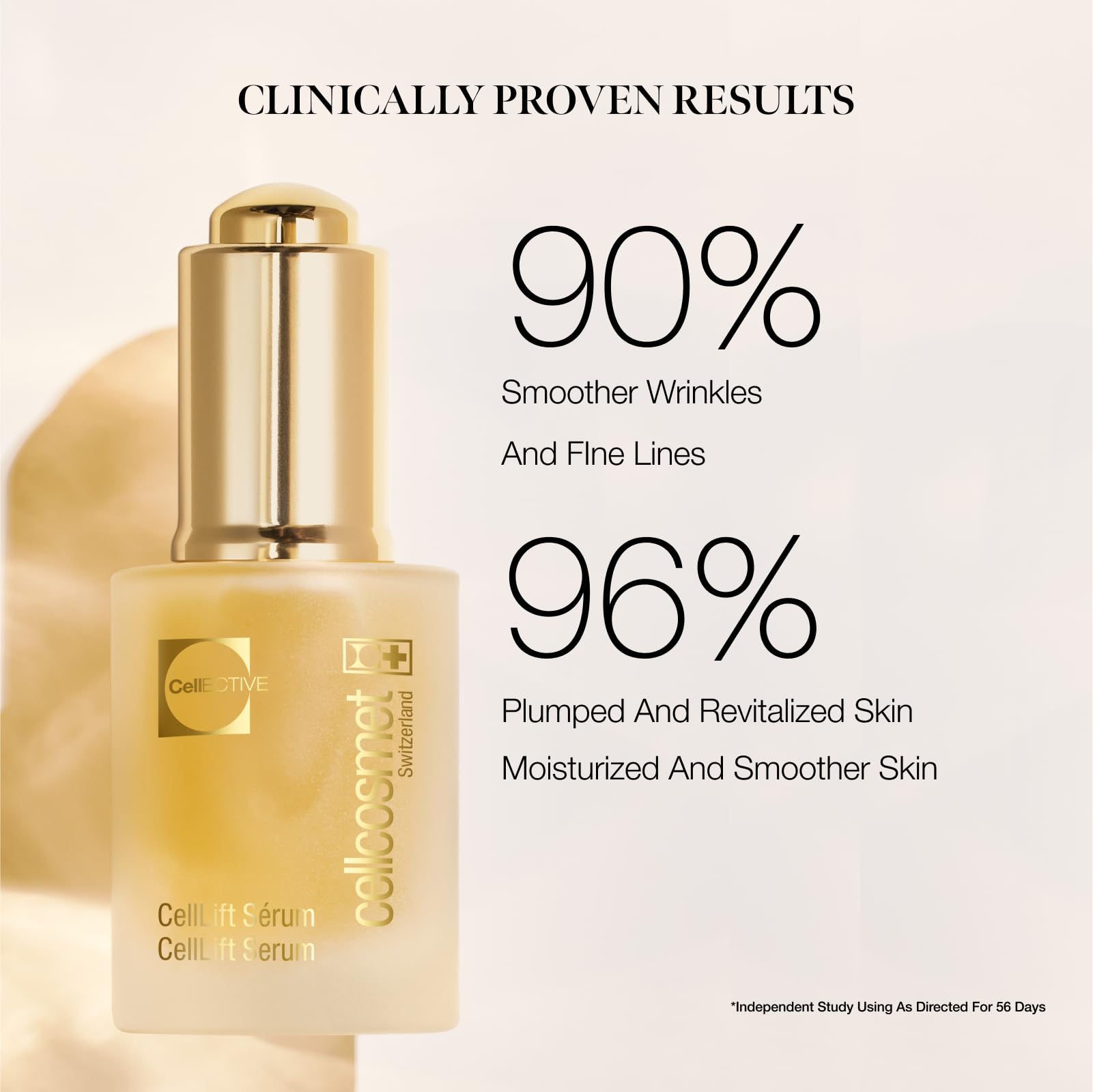 Cellcosmet CellLift Serum dispensing pump for easy, precise application.