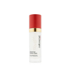 Cellcosmet Cellular Eye Contour Cream jar close-up showing fragrance-free formula for delicate eye area hydration