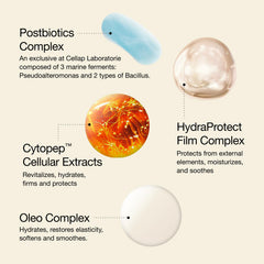 Cellcosmet eye contour cream being applied in a nighttime routine for hydration and subtle lift
