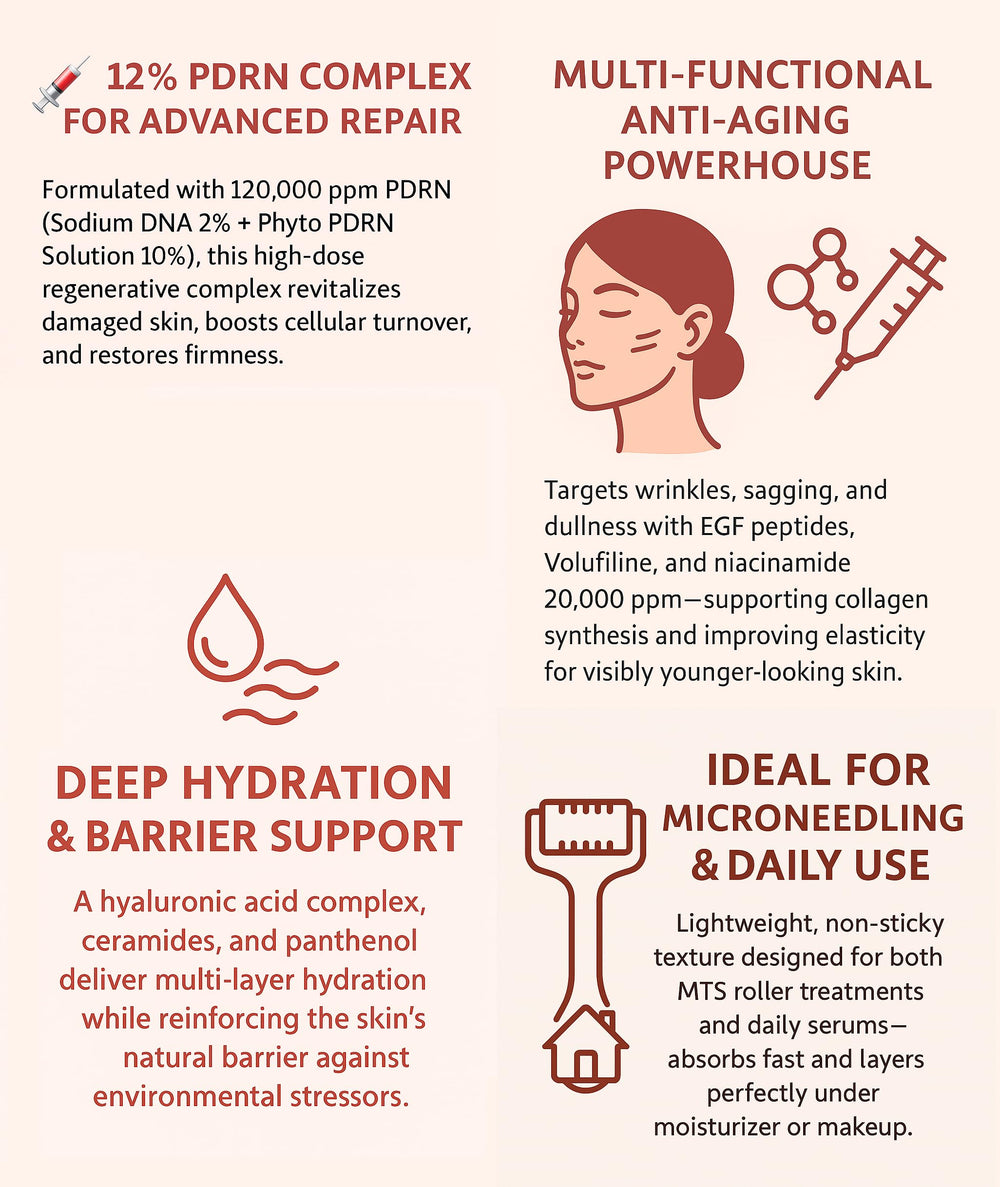 CELDYQUE Daily-use serum bottle designed for seamless layering with other products.