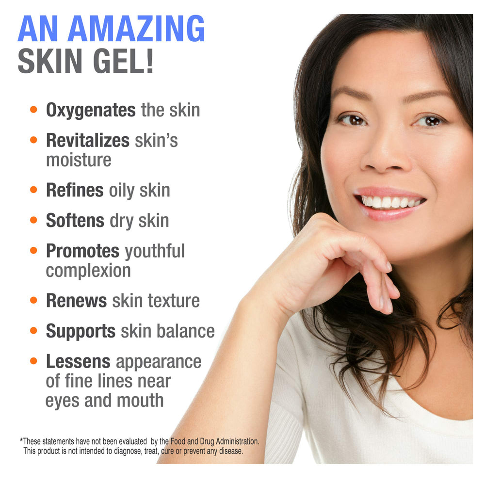 Cellfood Oxygen Gel with lavender blossom provides gentle aroma and skin calm