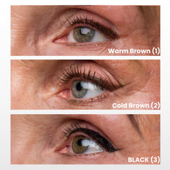 CELLMETICS BEAUTY delicate eyes glide-on formula for sensitive skin.