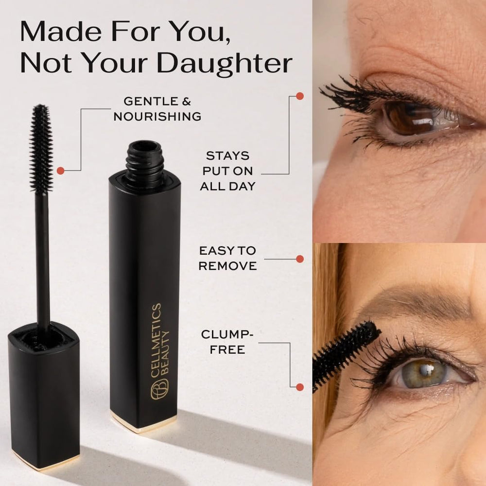 CELLMETICS BEAUTY Cellmetics wand closeup demonstrates precise lash separation.