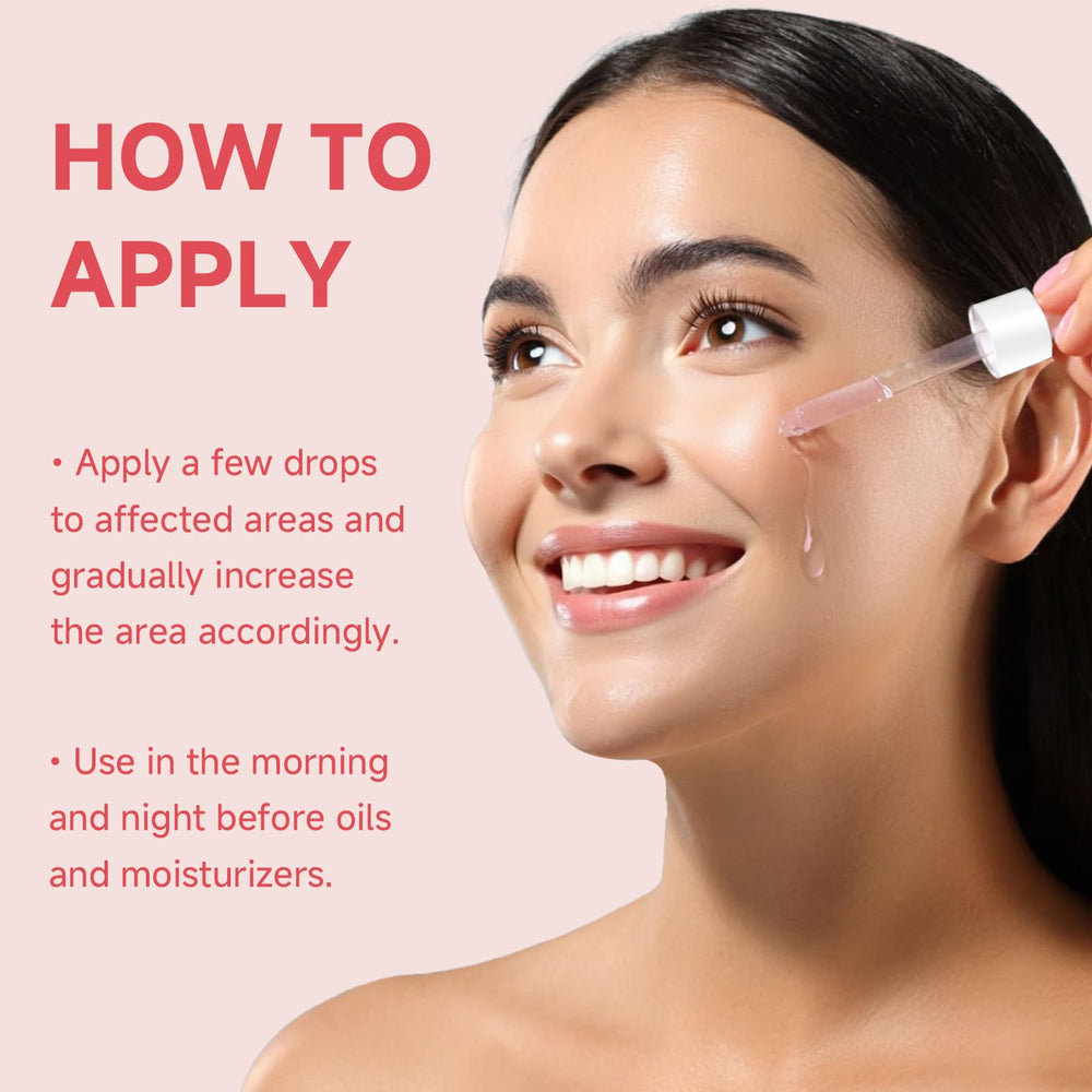 Ingredients label highlights niacinamide and tranexamic acid formula.