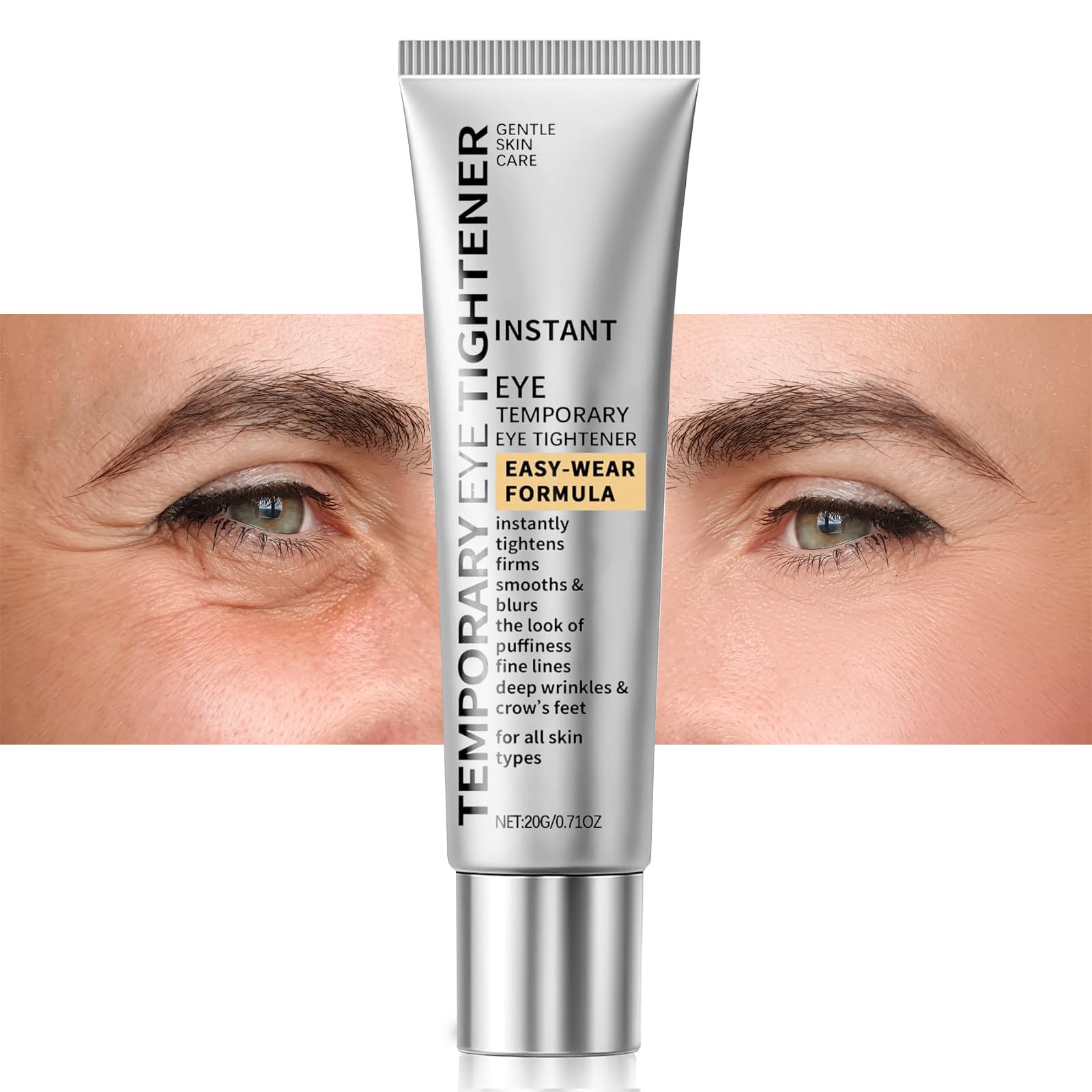 Ceniaioe Perfection Eye Tightener texture shows fast absorption with no grease.