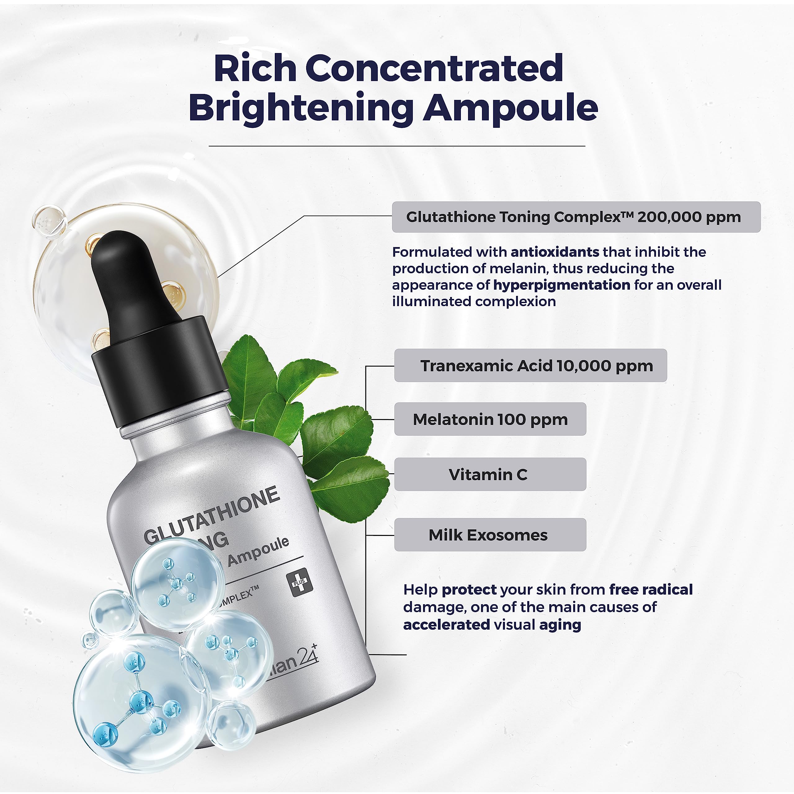 CENTELLIAN 24 ampoule dose pump visible for precise application.